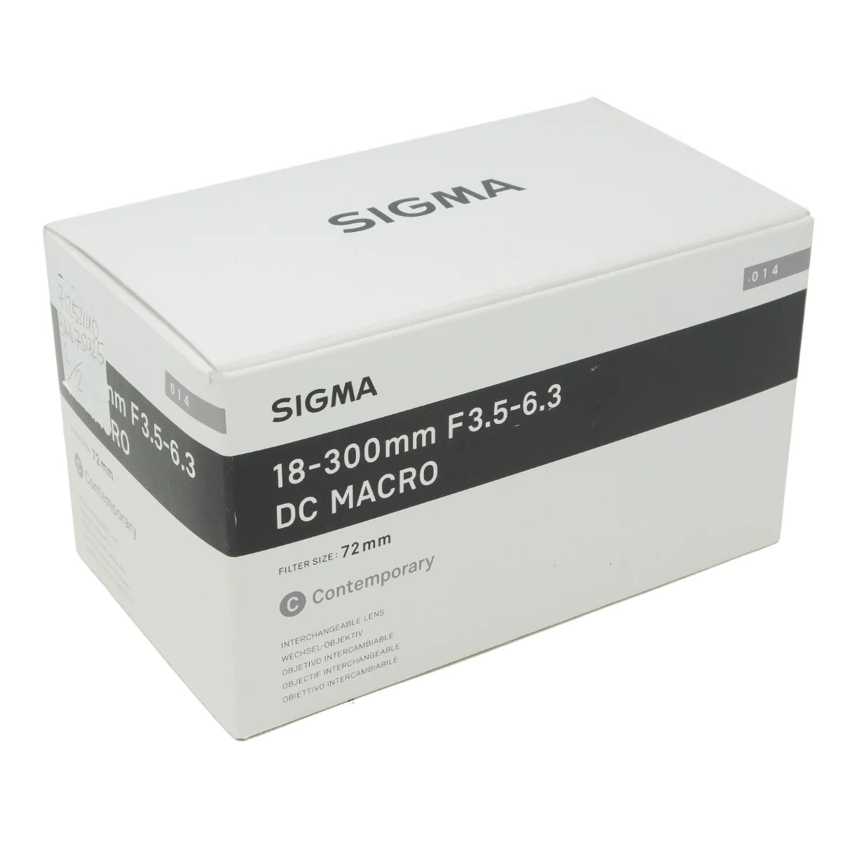 Used Sigma DC 18-300mm F3.5-6.3 DC Lens in Nikon F mount - original box