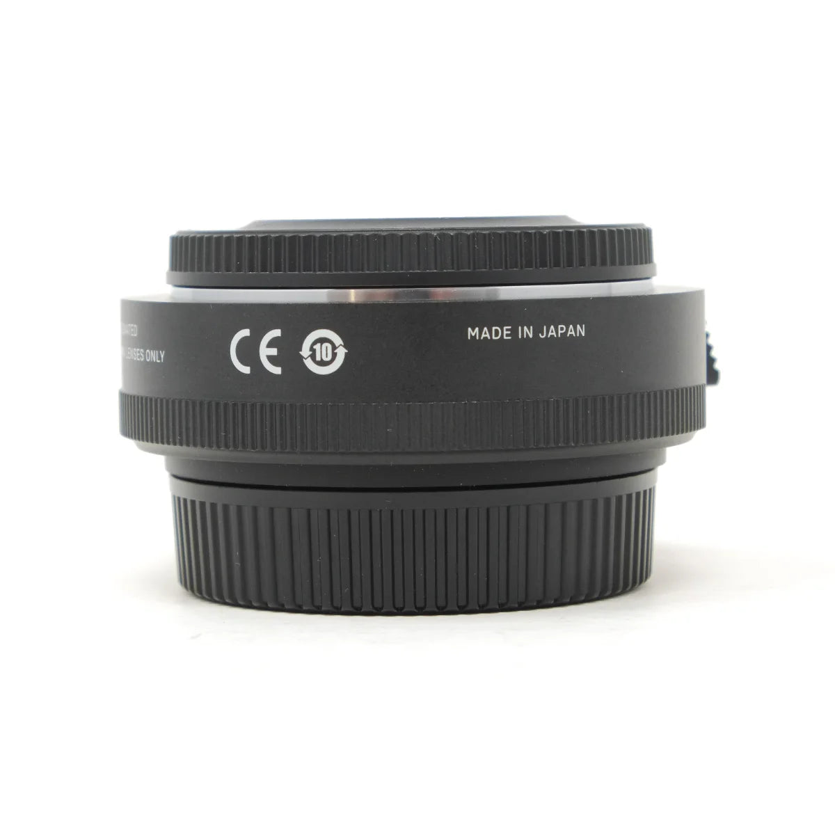 Used Sigma TC-1401 tele converter for Nikon Mount - side angle