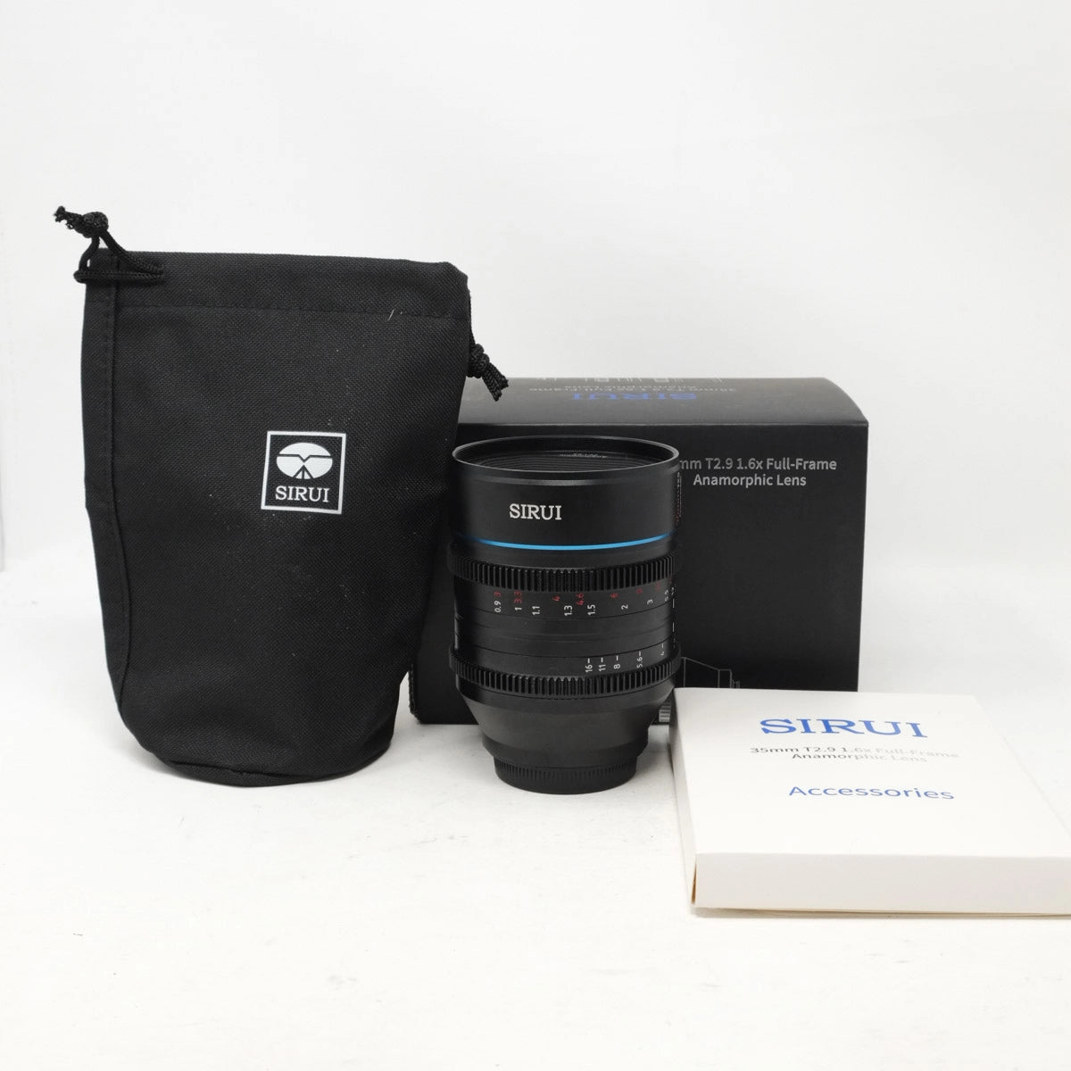 Used Sirui 35mm T2.9 1.6x Full frame Anamorphic Lens L mount