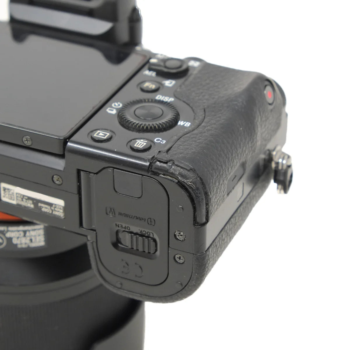 Used Sony A7 Camera + 28-70mm f/3.5-5.6 Lens - bottom angle