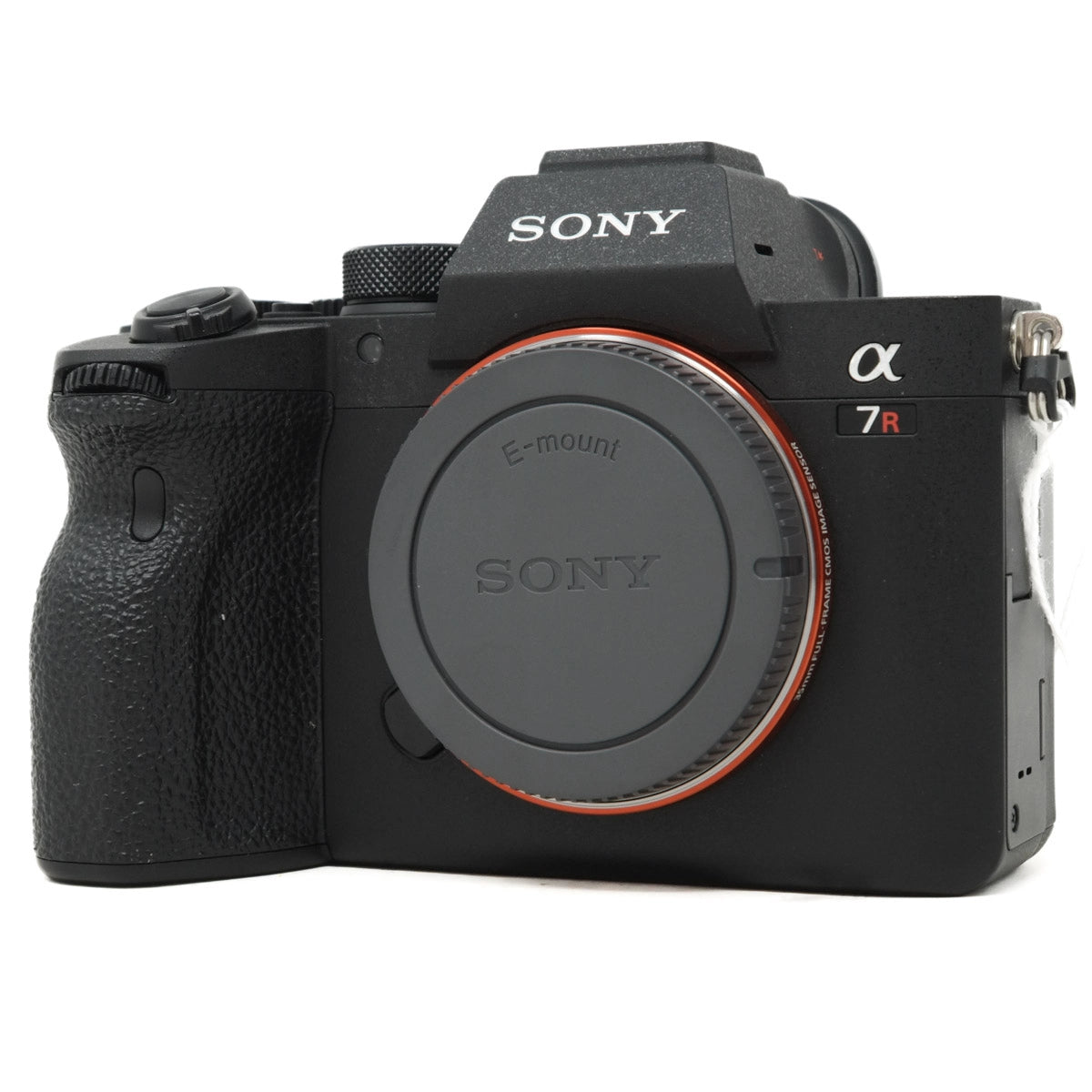 Sony camera body on a white background