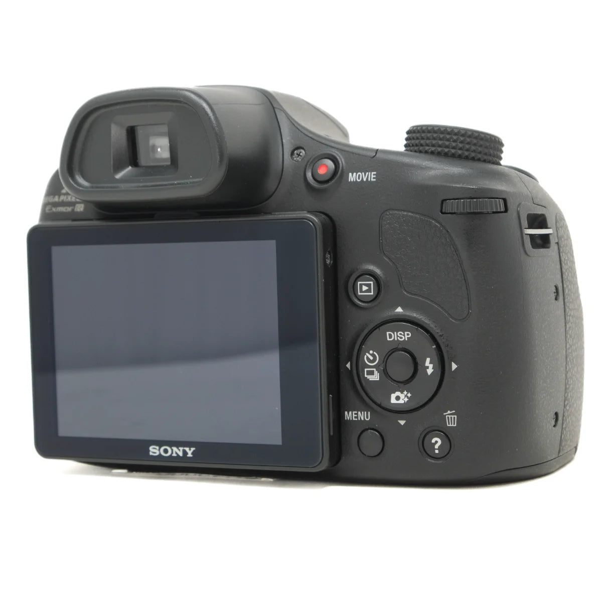 Used Sony Cybershot DSC-HX300 Digital Bridge camera - back angle