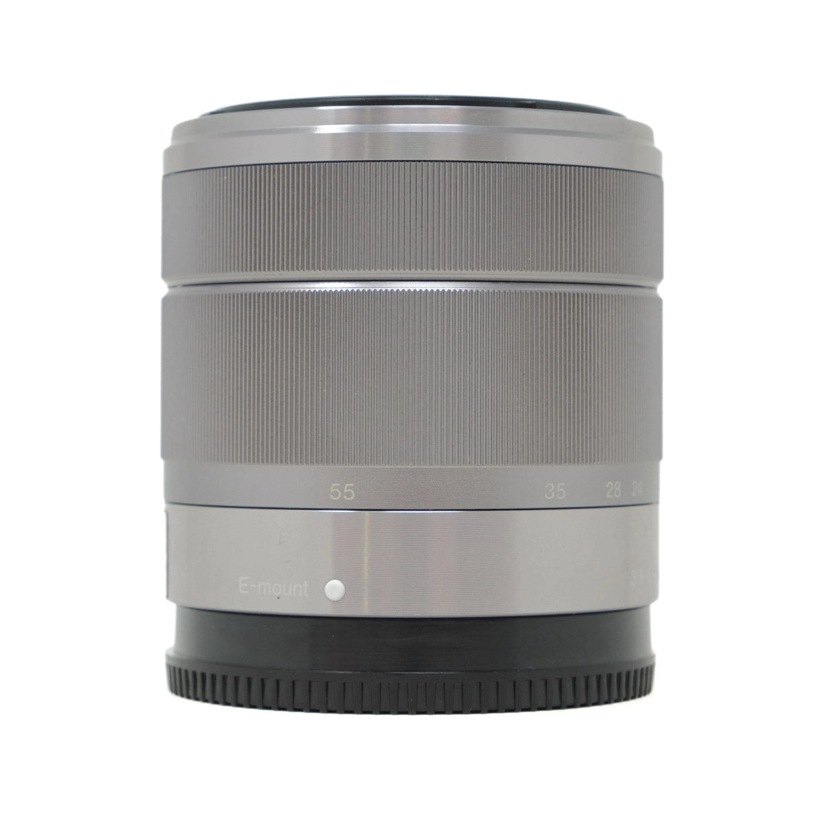 Camera lens on a white background