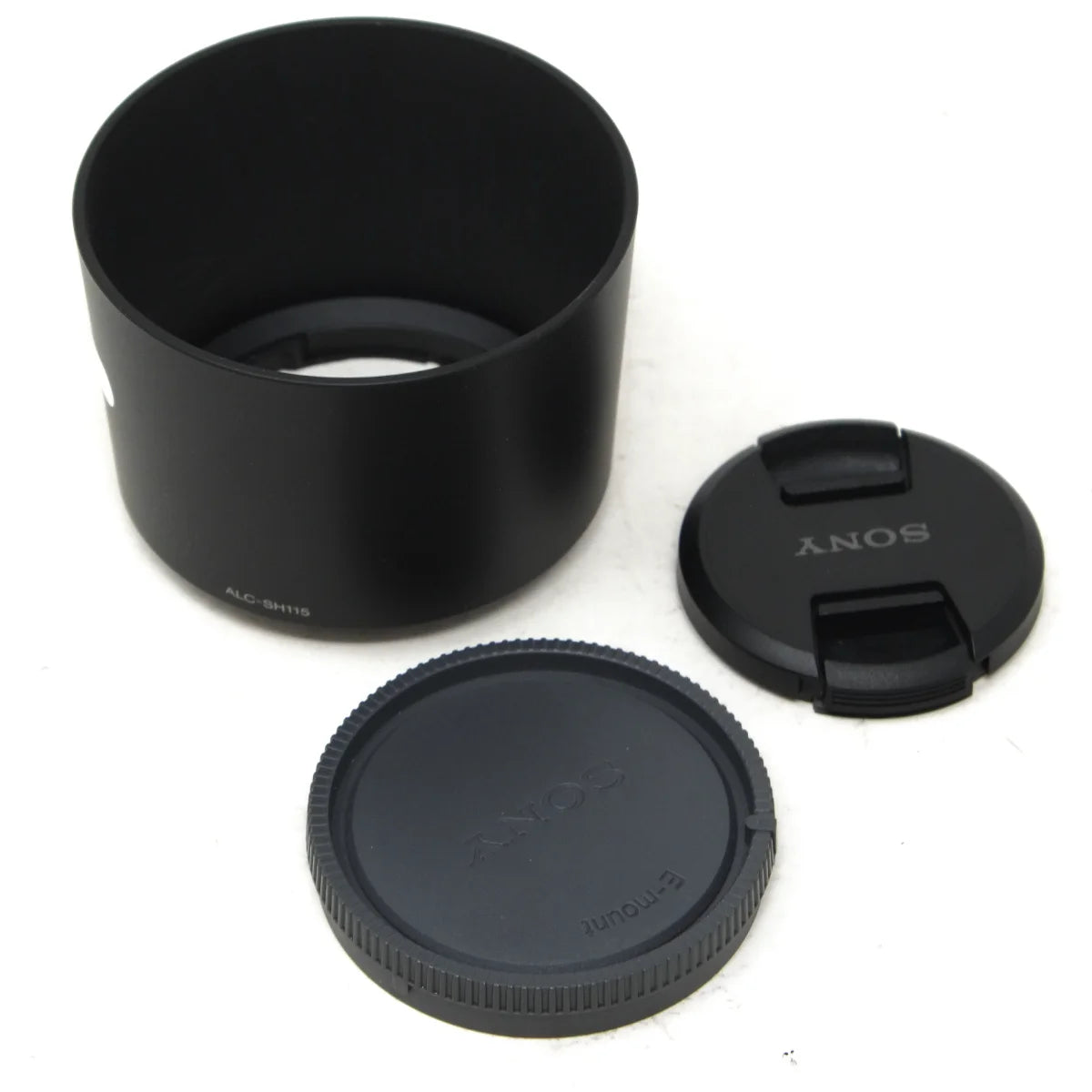 Used Sony E 55-210mm F4.5-6.3 OSS Lens - lens hood and caps