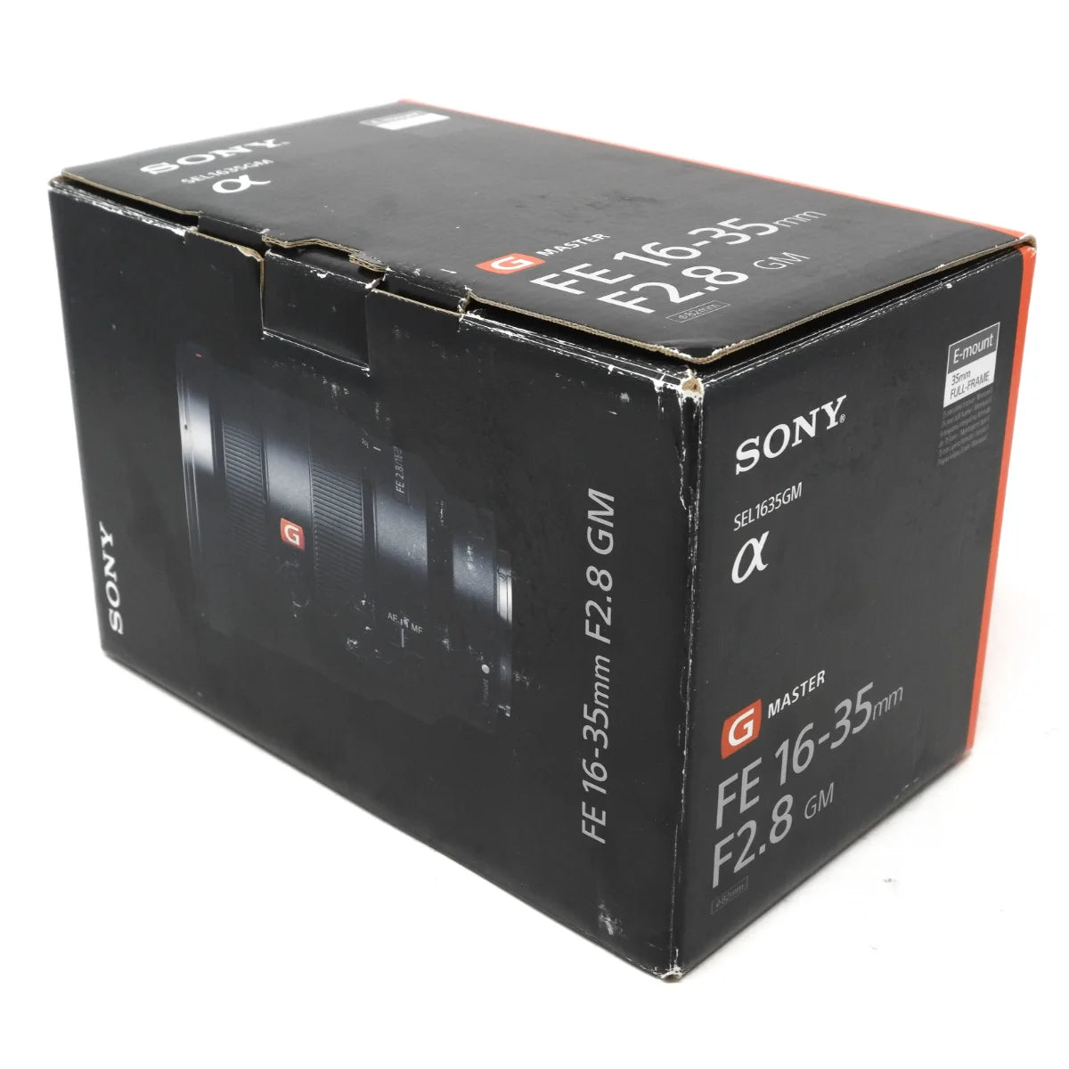 Used Sony FE 16-35mm F2.8 GM lens - original box