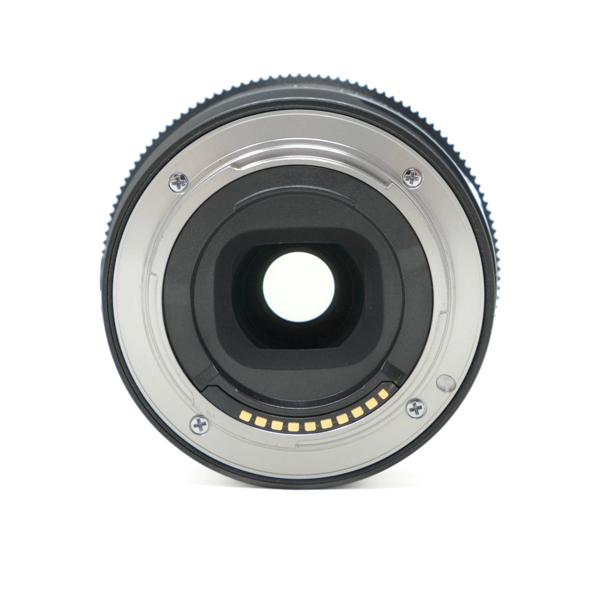 Camera lens on a white background