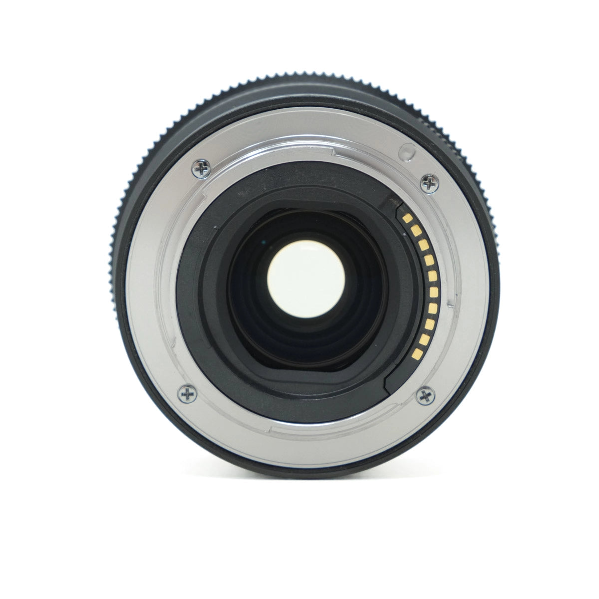Camera lens on a white background