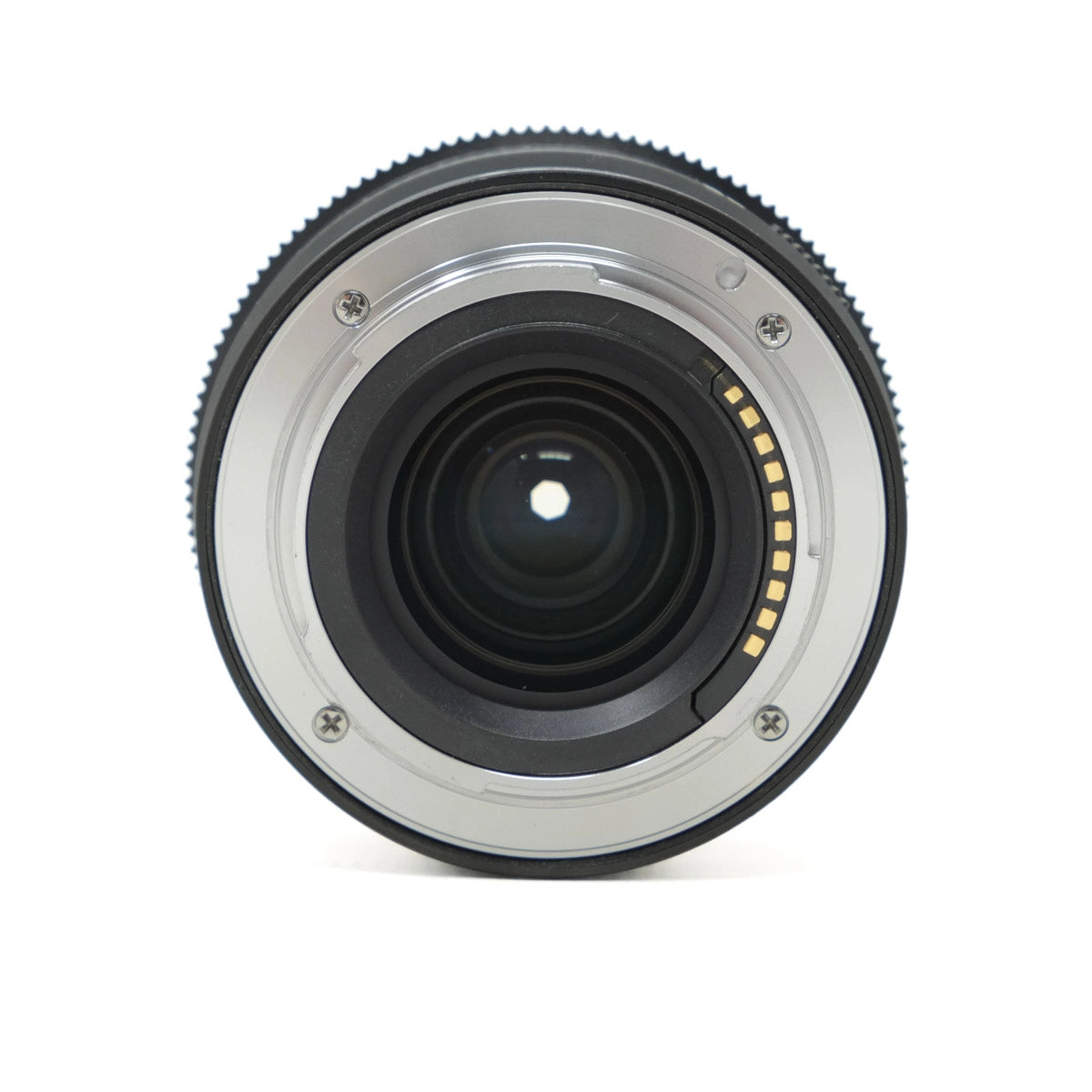 Camera lens on a white background