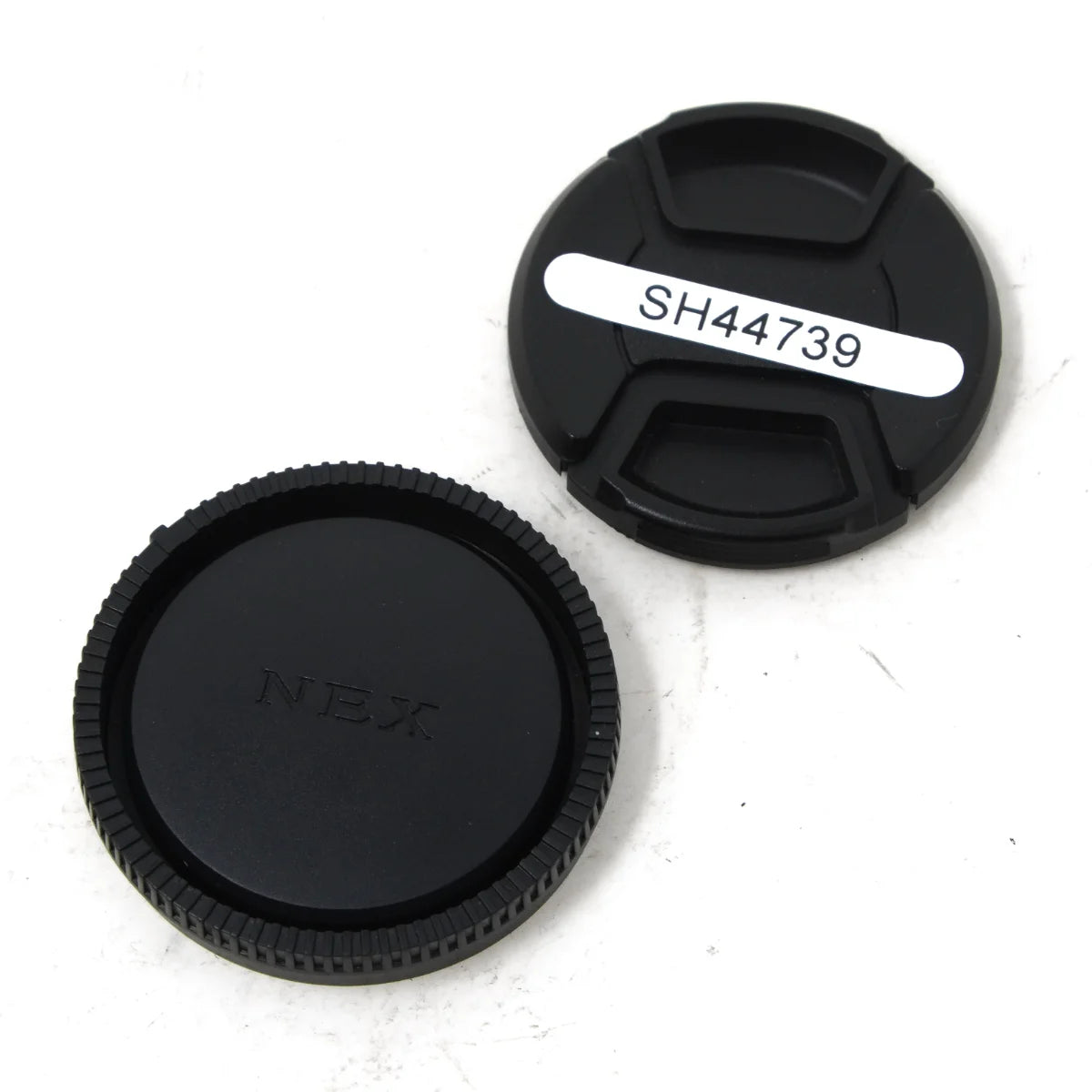 Used Sony FE 50mm F2.8 Macro Lens in E Mount - lens caps