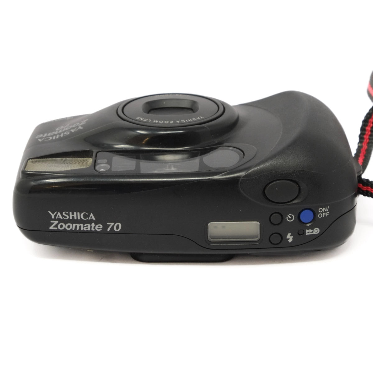 Yashica Zoomate 70 camera on a white background