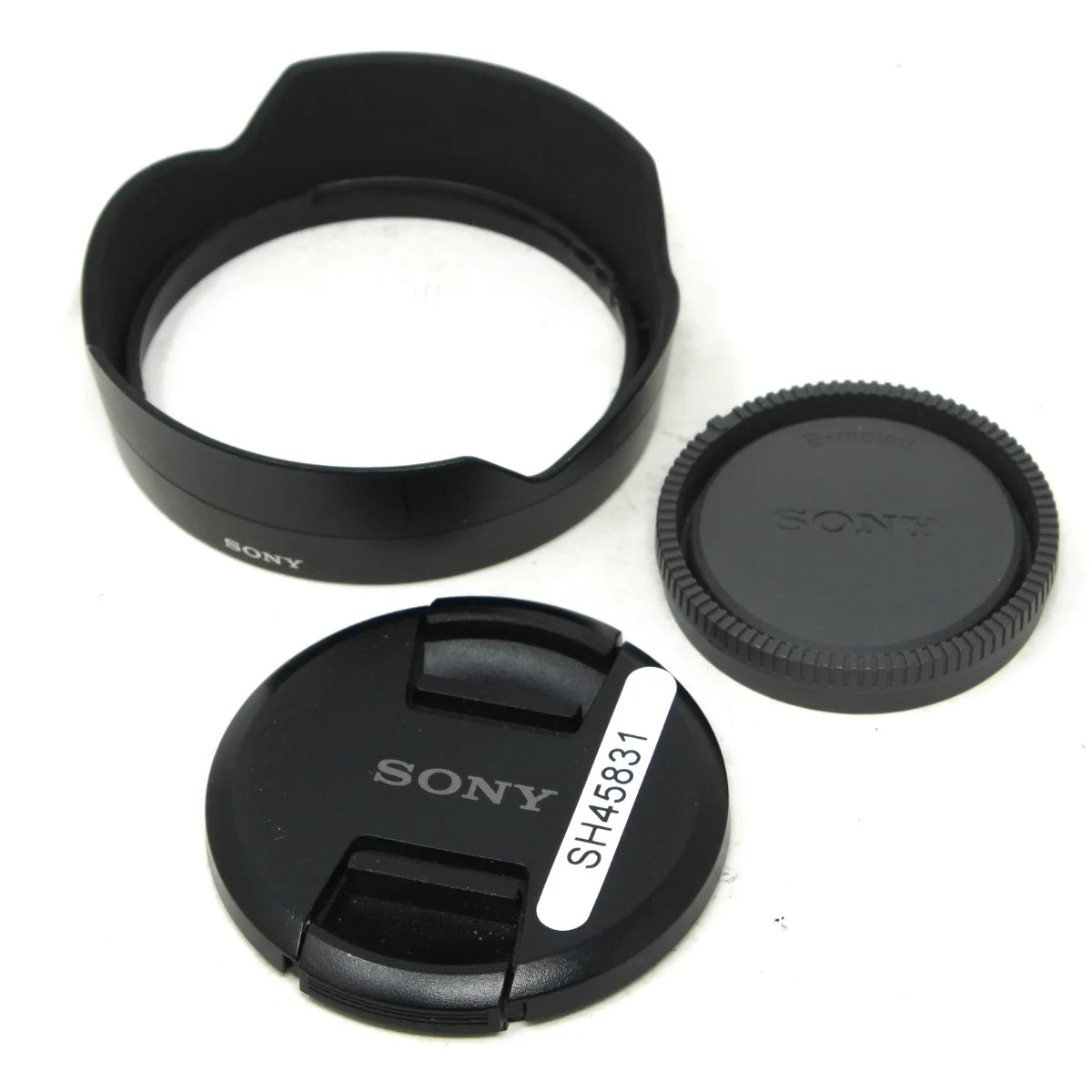 Used Sony Zeiss Vario Tessar FE 16-35mm F4 ZA OSS Lens - lens hood and caps