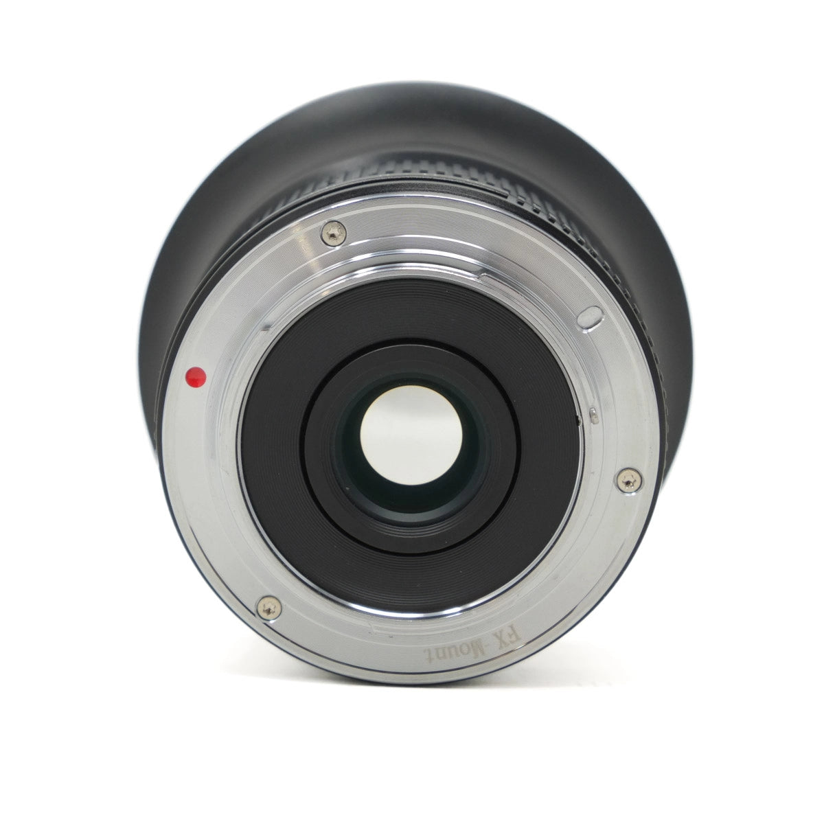 Camera lens on a white background