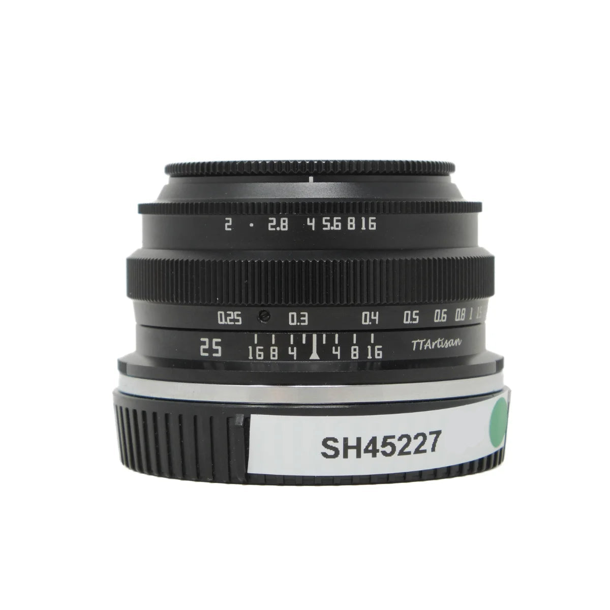 Used TTArtisan 25mm f2 Lens for Nikon Z - front angle