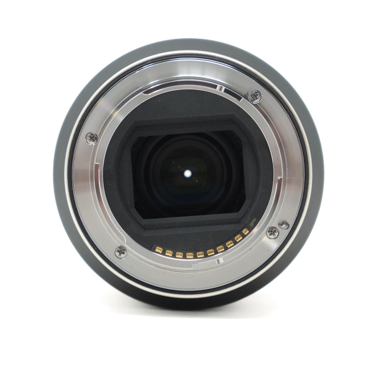 Camera lens on a white background