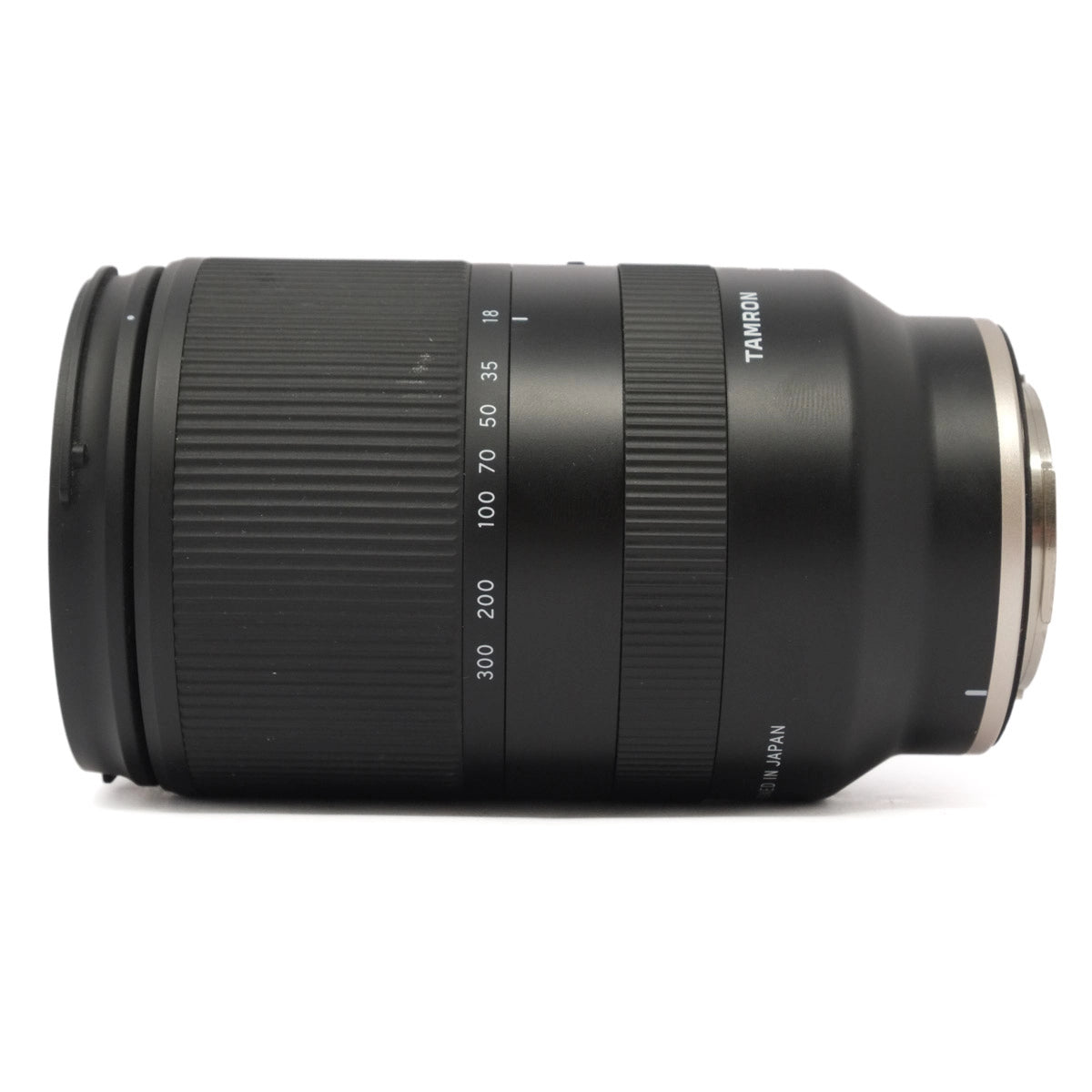 Used Tamron 18-300mm f3.5-6.3 Di III A VC VXD lens for Sony E - side angle