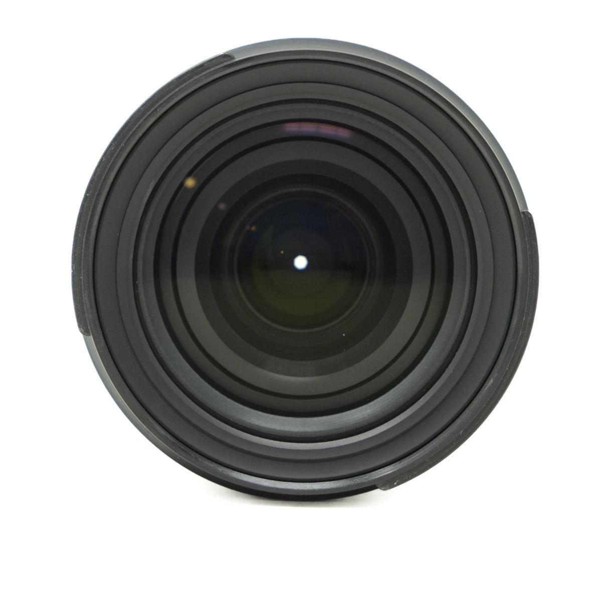 Camera lens on a white background