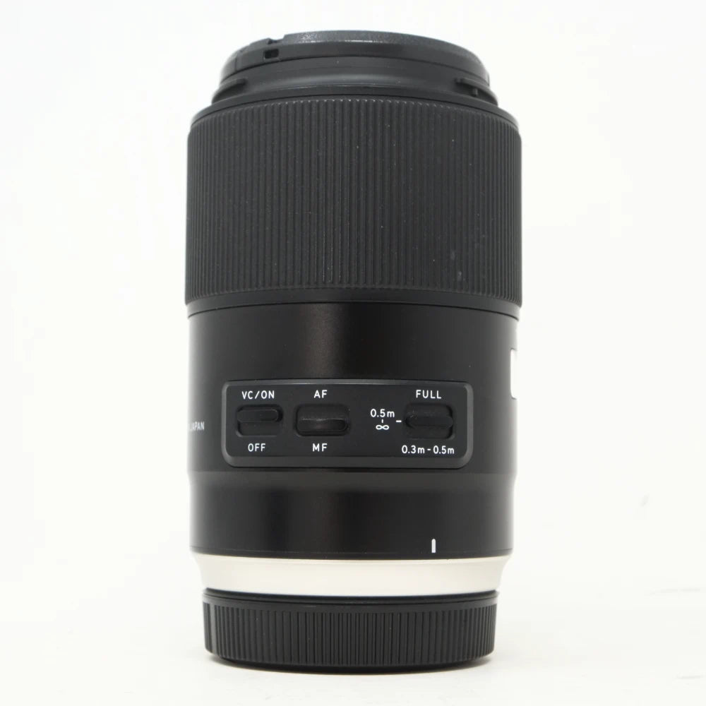 Used Tamron SP 90mm F2.8 Di Macro VC USD Lens in Canon EF Fitting (Hood SH45712)