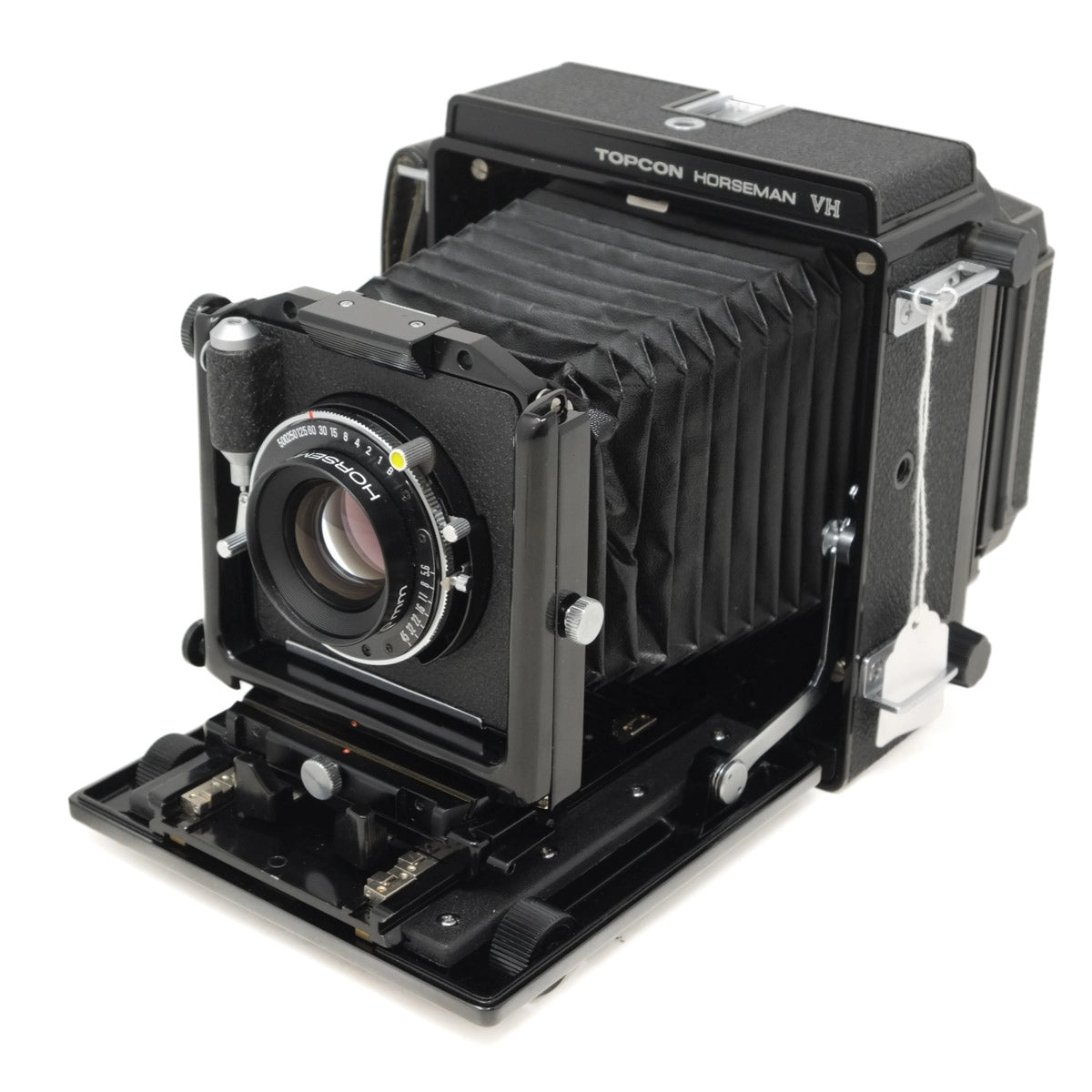 Used Topcon Horseman VH Field camera with 6x9 roll film back - front angle