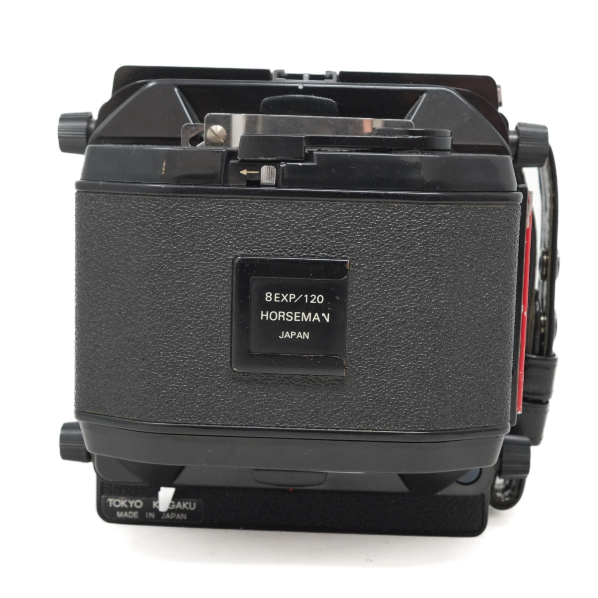 Used Topcon Horseman VH Field camera with 6x9 roll film back - back angle