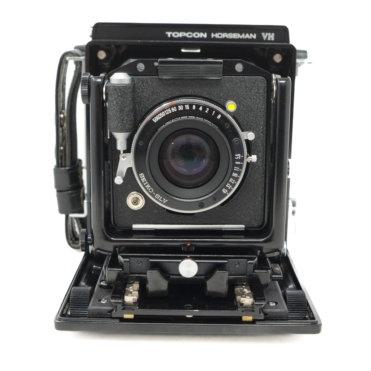 Used Topcon Horseman VH Field camera with 6x9 roll film back - front angle