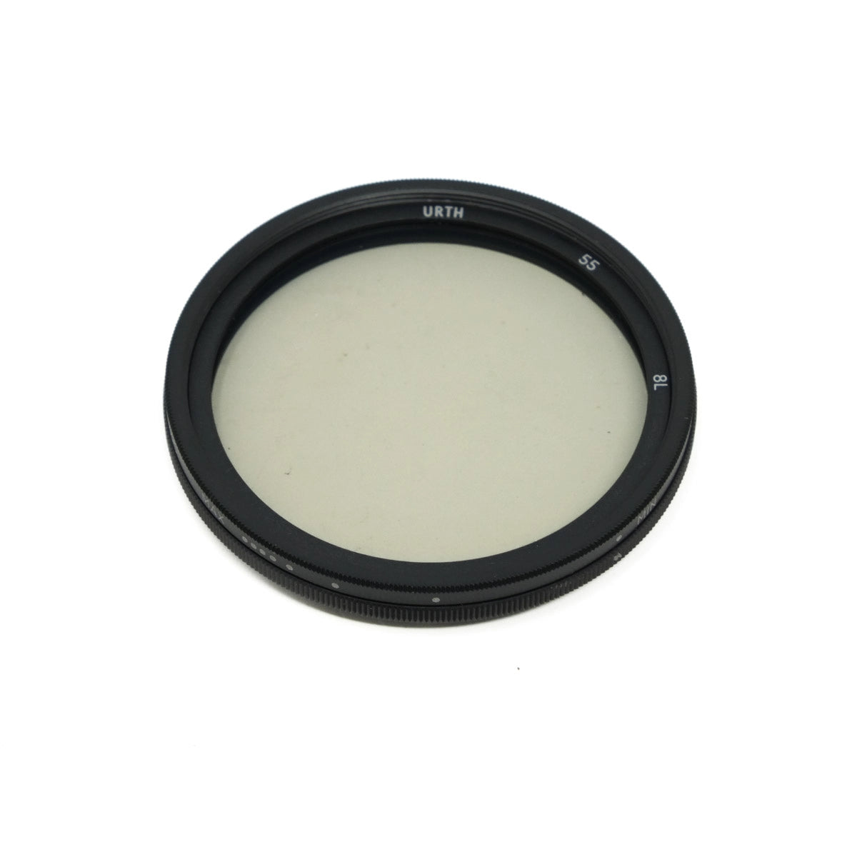 Camera lens filter with 'Urth' branding on a white background