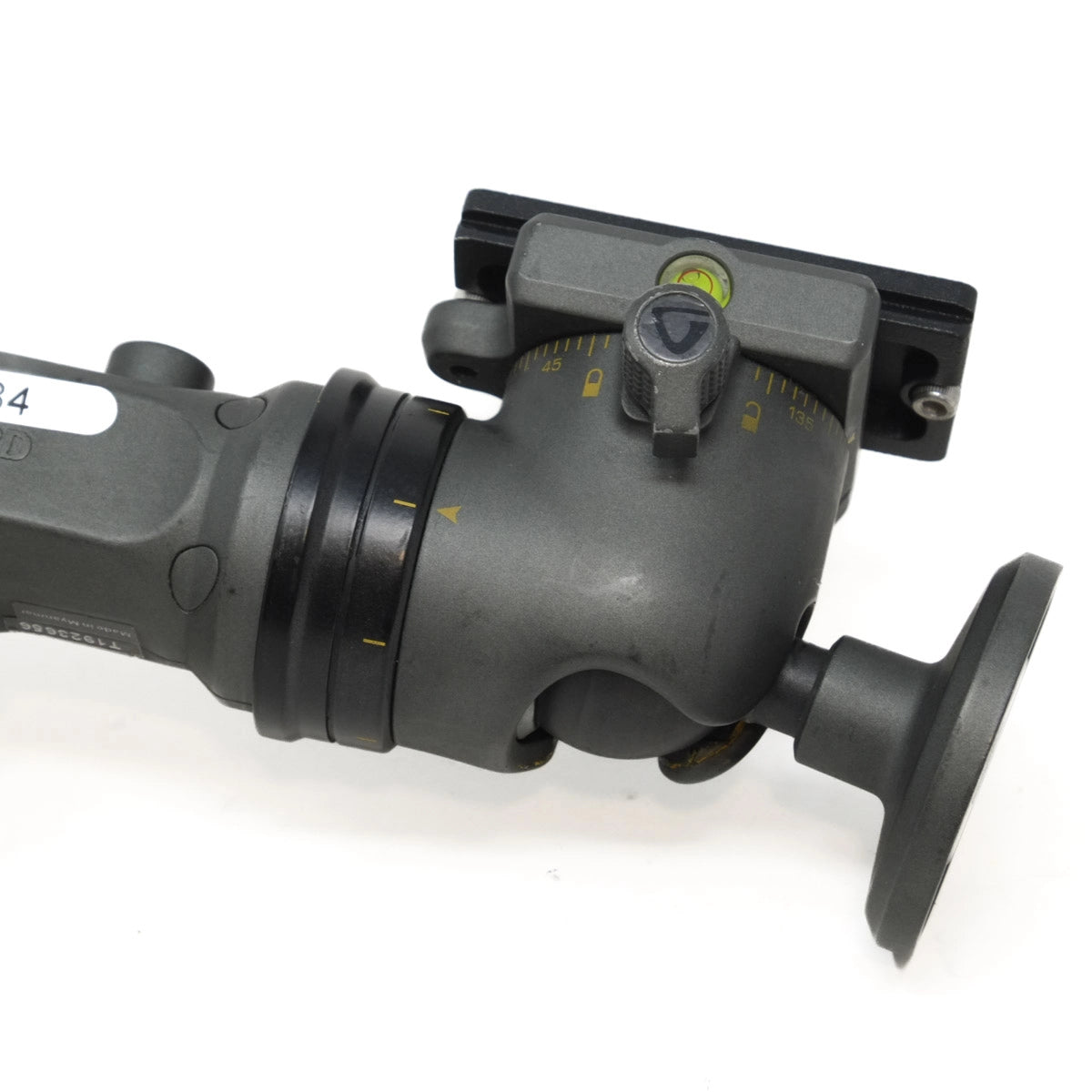 Used Vanguard Alta GH-300T Action head with remote cable - side angle