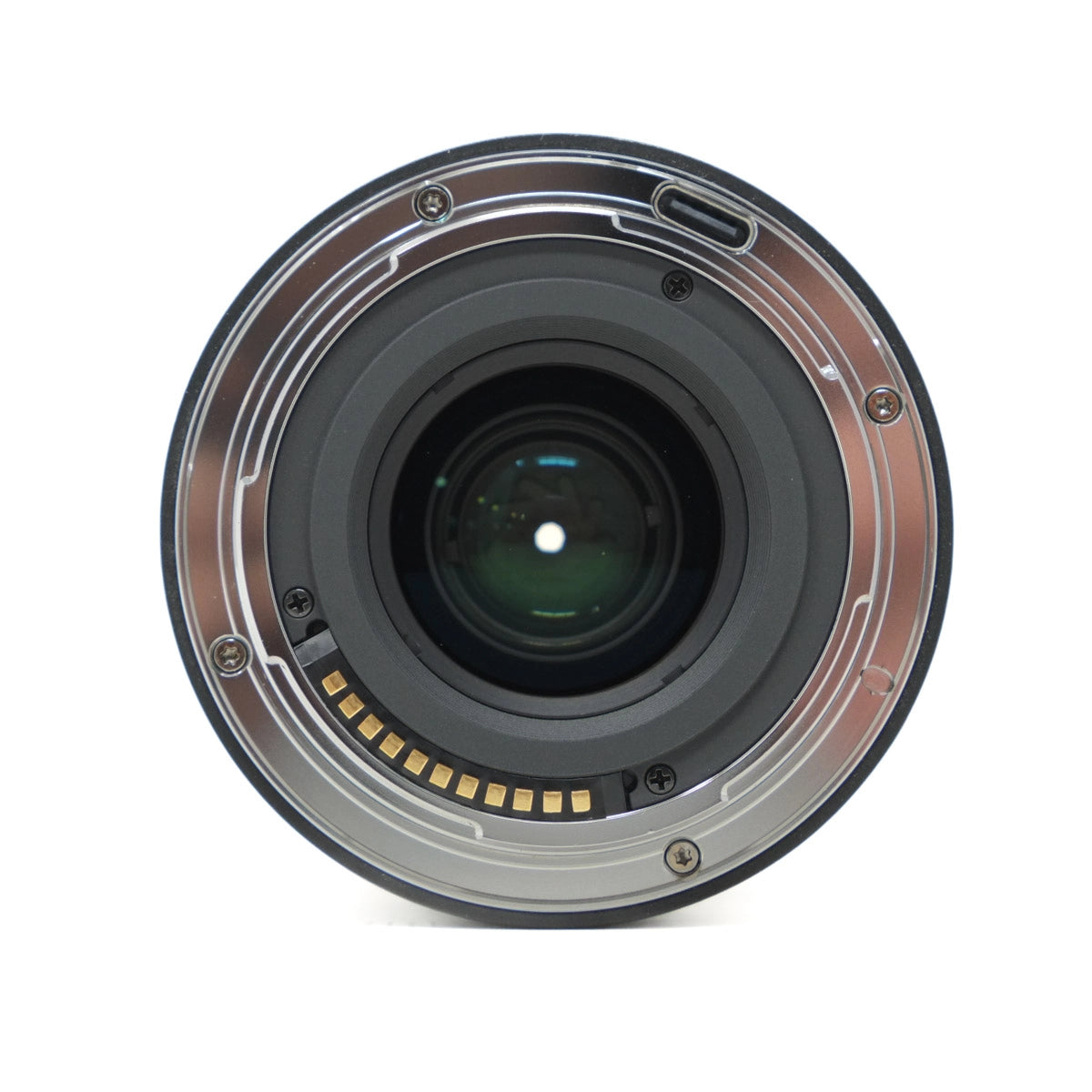 Camera lens on a white background