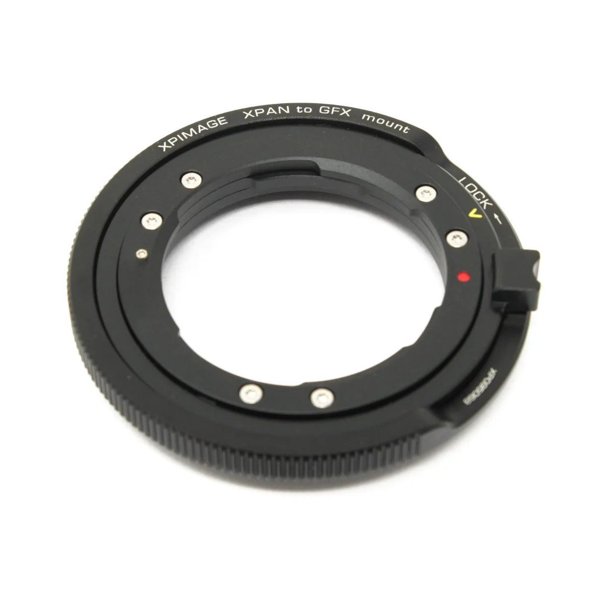 Used Xpimage Xpan to Fuji GFX Lens adapter - top angle