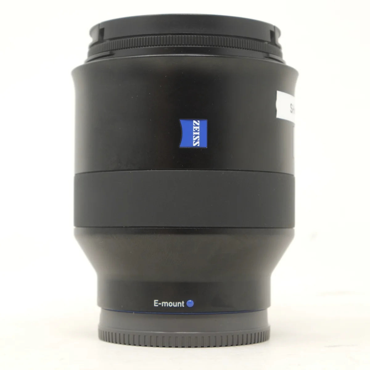 Used Zeiss Batis Sonnar 85mm F1.8 T* lens in Sony E Mount - side angle