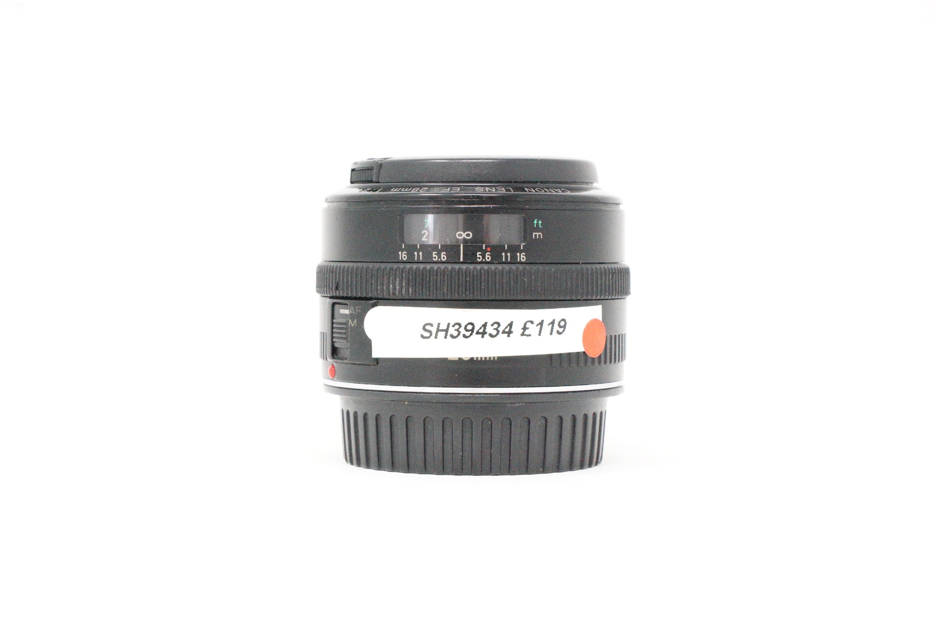 Used Canon EF 28MM F2.8 Prime wide angle lens (SH39434)