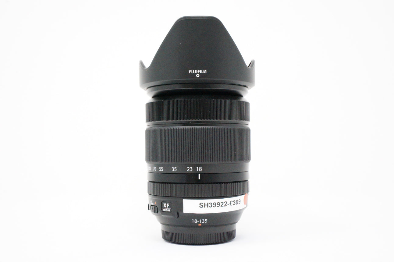 Used Fujifilm XF 18-135mm F3.5-5.6 R LM OIS WR lens (Hood SH39922)