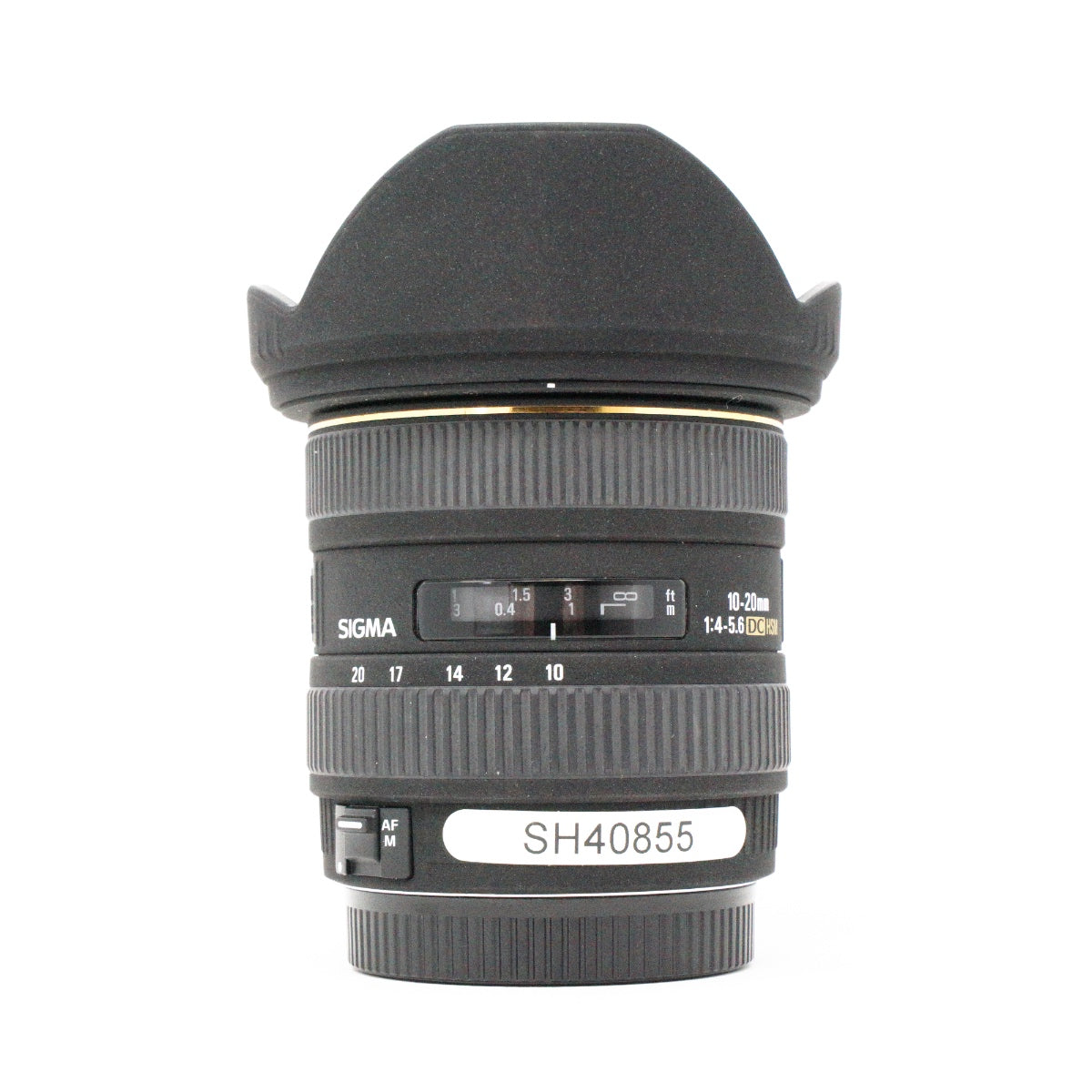 Used Sigma 10-20mm F4/5.6 wide angle zoom lens for Canon
