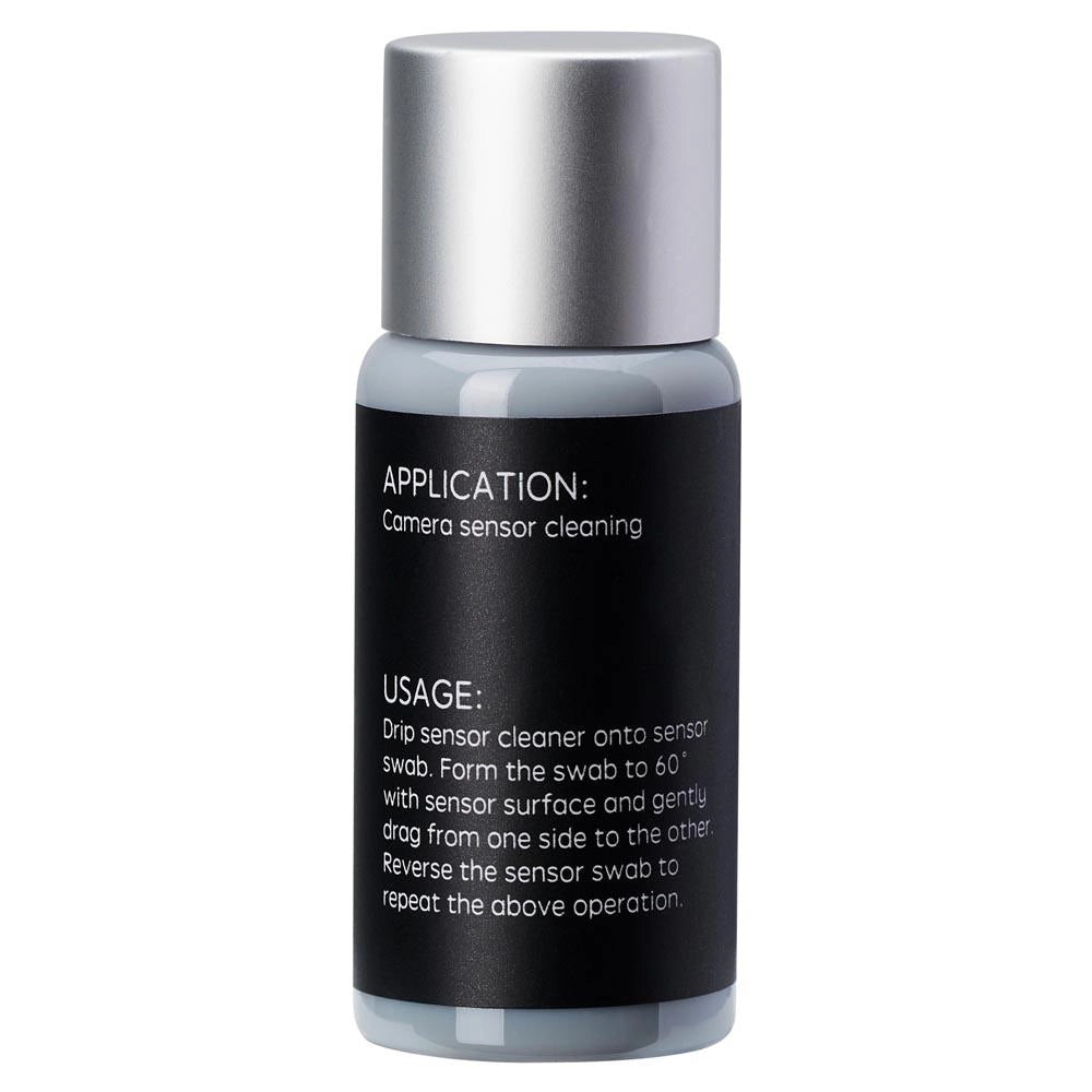 VSGO Full-Frame Sensor Cleaning Rod Kit back angle of cleaning solution