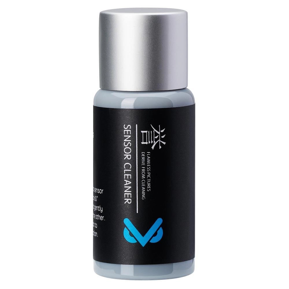 VSGO Full-Frame Sensor Cleaning Rod Kit front angle of cleaning solution