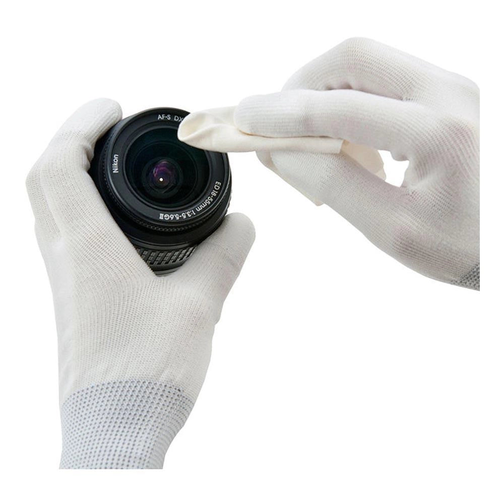 VSGO Optical cleaning kit travel edition-Blue close up of lens cloth