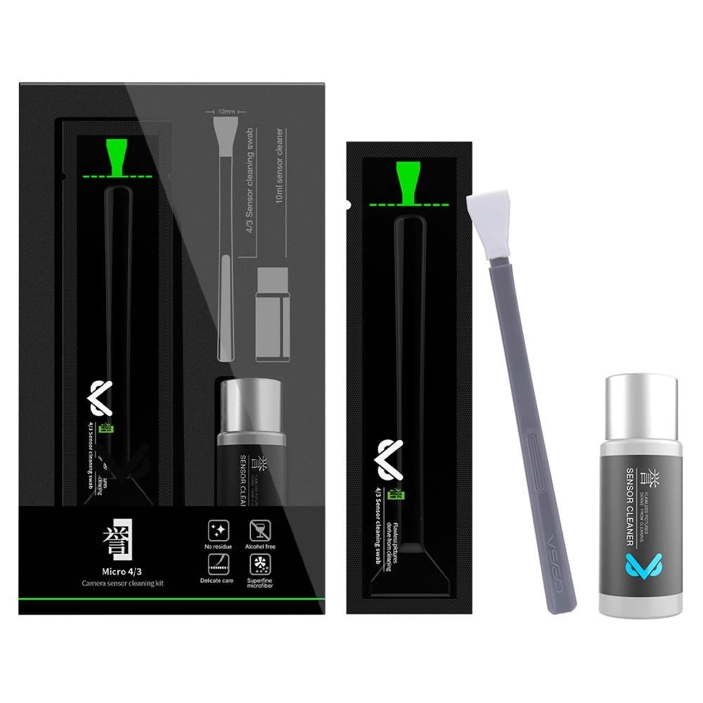 VSGO Sensor Cleaning Kit for Micro 4/3 Camera angle of box and contents