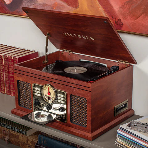 Victrola Nostalgic 6-in-1 Bluetooth Turntable Music Centre