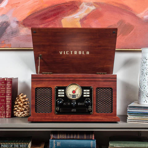 Victrola Nostalgic 6-in-1 Bluetooth Turntable Music Centre