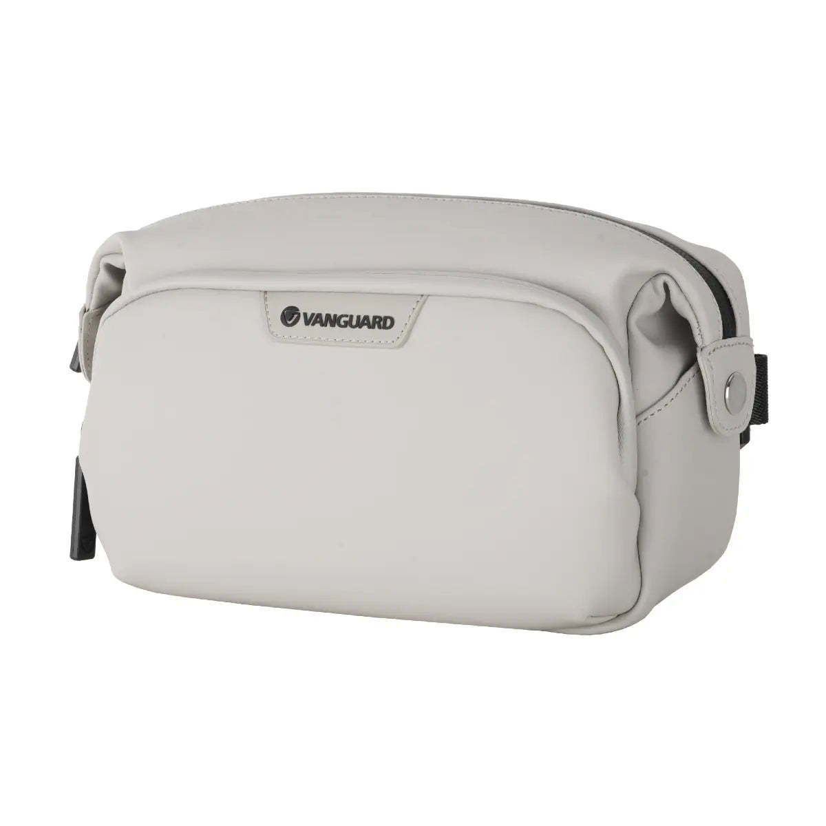 Gray camera bag with Vanguard logo on a white background