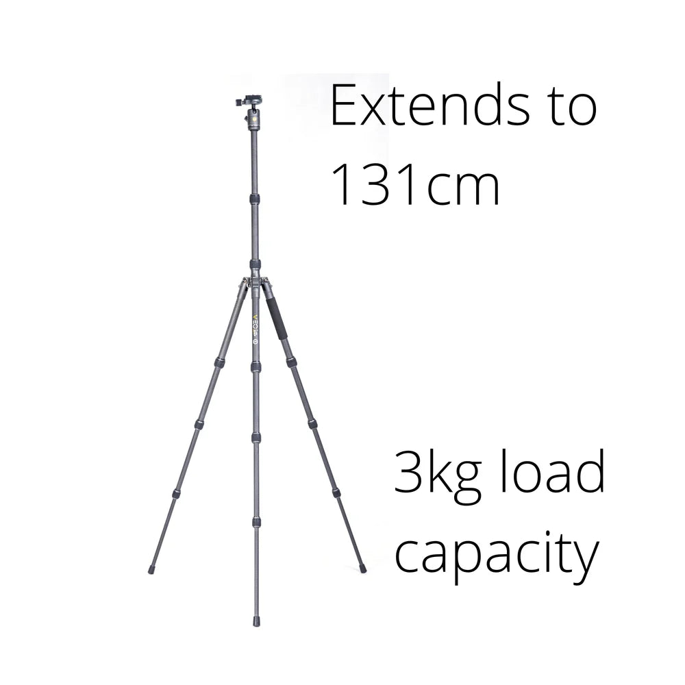 Vanguard VEO 3GO 204AB Aluminium Travel Tripod with Monopod Leg