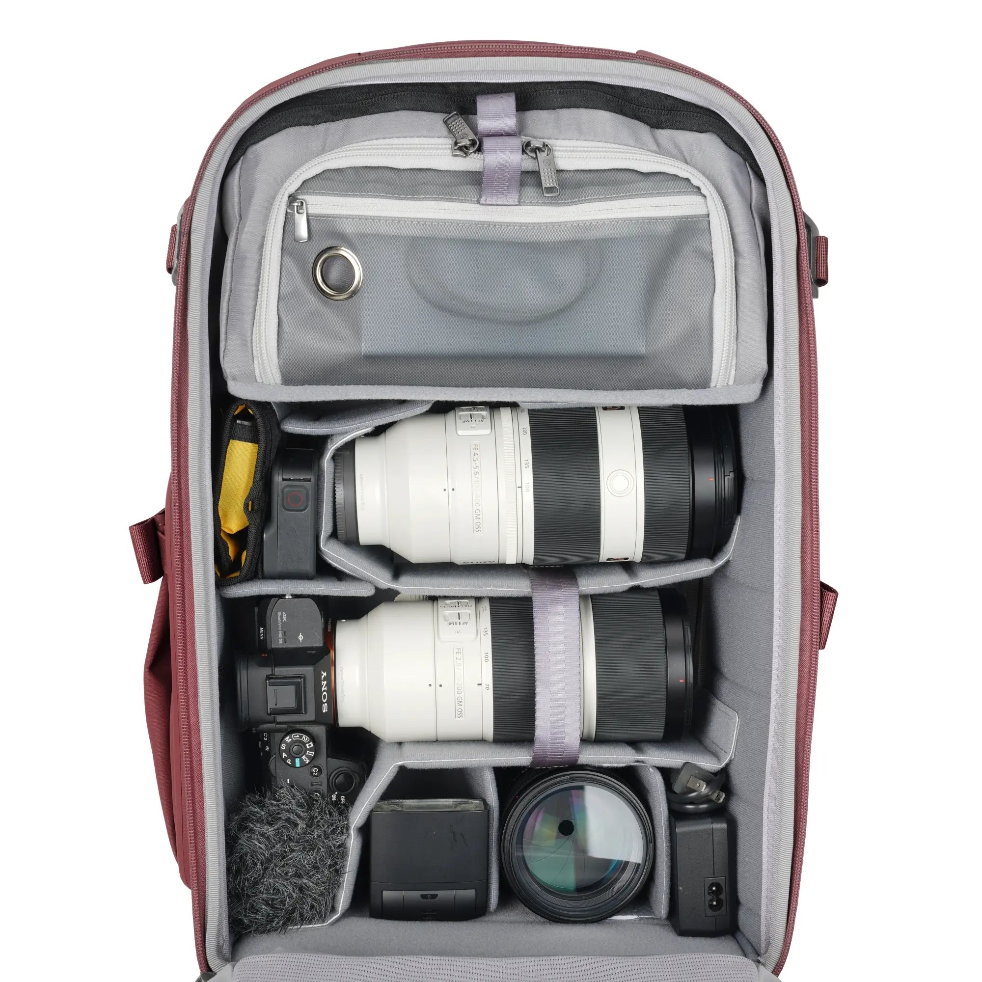Vanguard VEO Metro B30L Camera Backpack - Burgundy