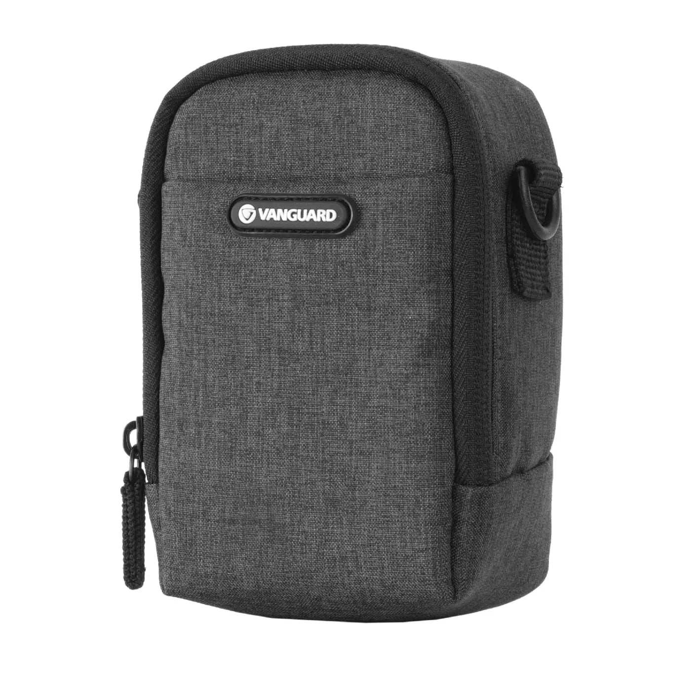 Gray camera bag with Vanguard logo on a white background
