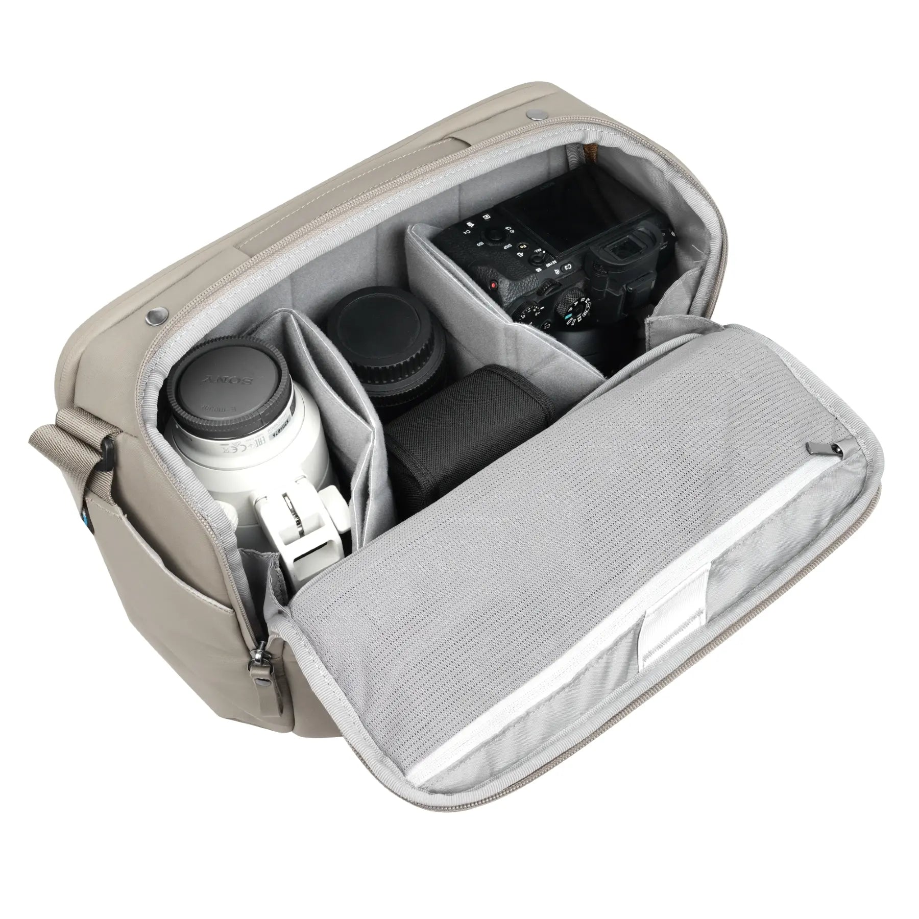 Vanguard VEO Metro S9L Camera Shoulder Bag - Cream