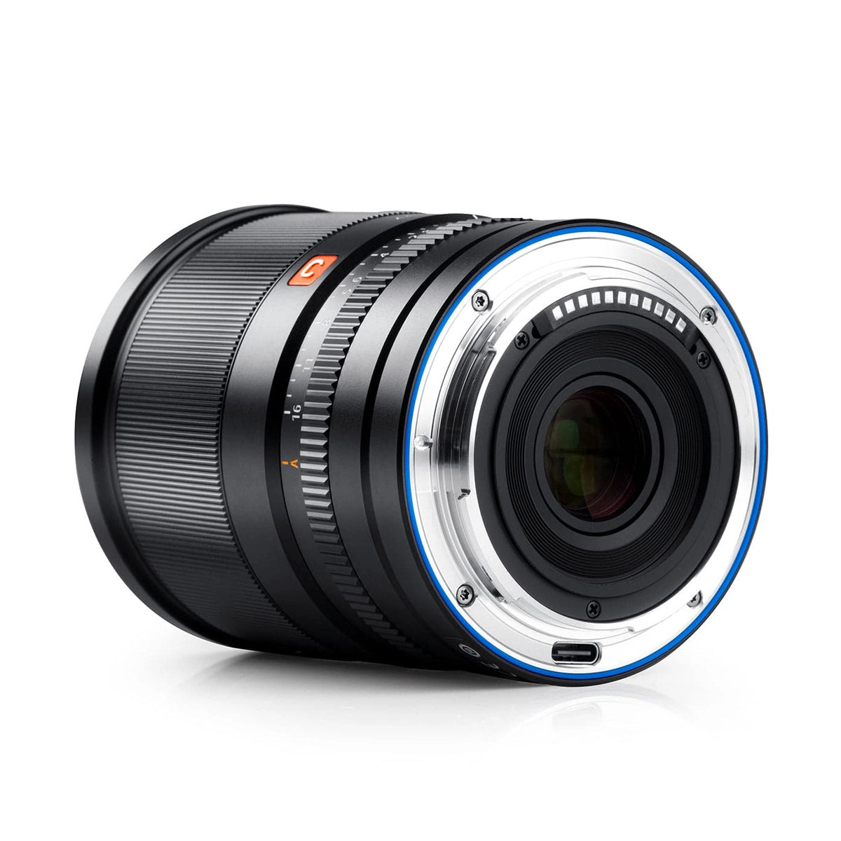 Viltrox 13mm F1.4 AF Nikon Z Mount Lens back angle from right side