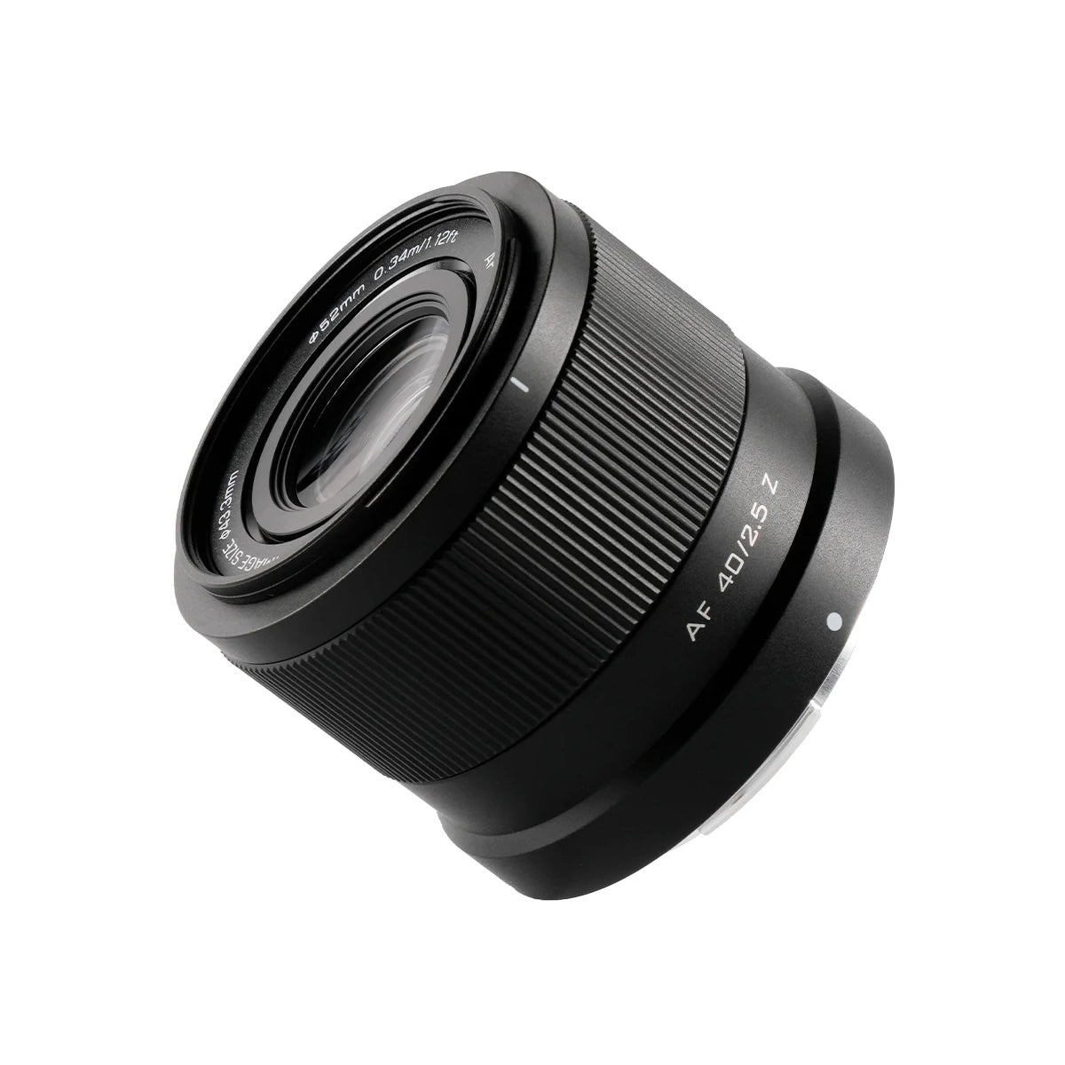 Viltrox 40mm F2.5 AF - Nikon Z Mount side angle