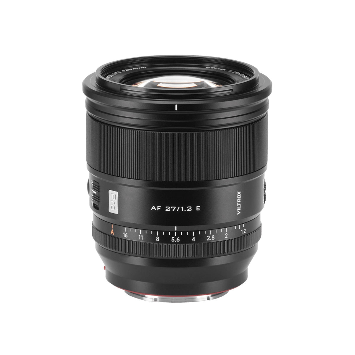 Viltrox AF 27mm F1.2 Lens - Sony E Mount top angle