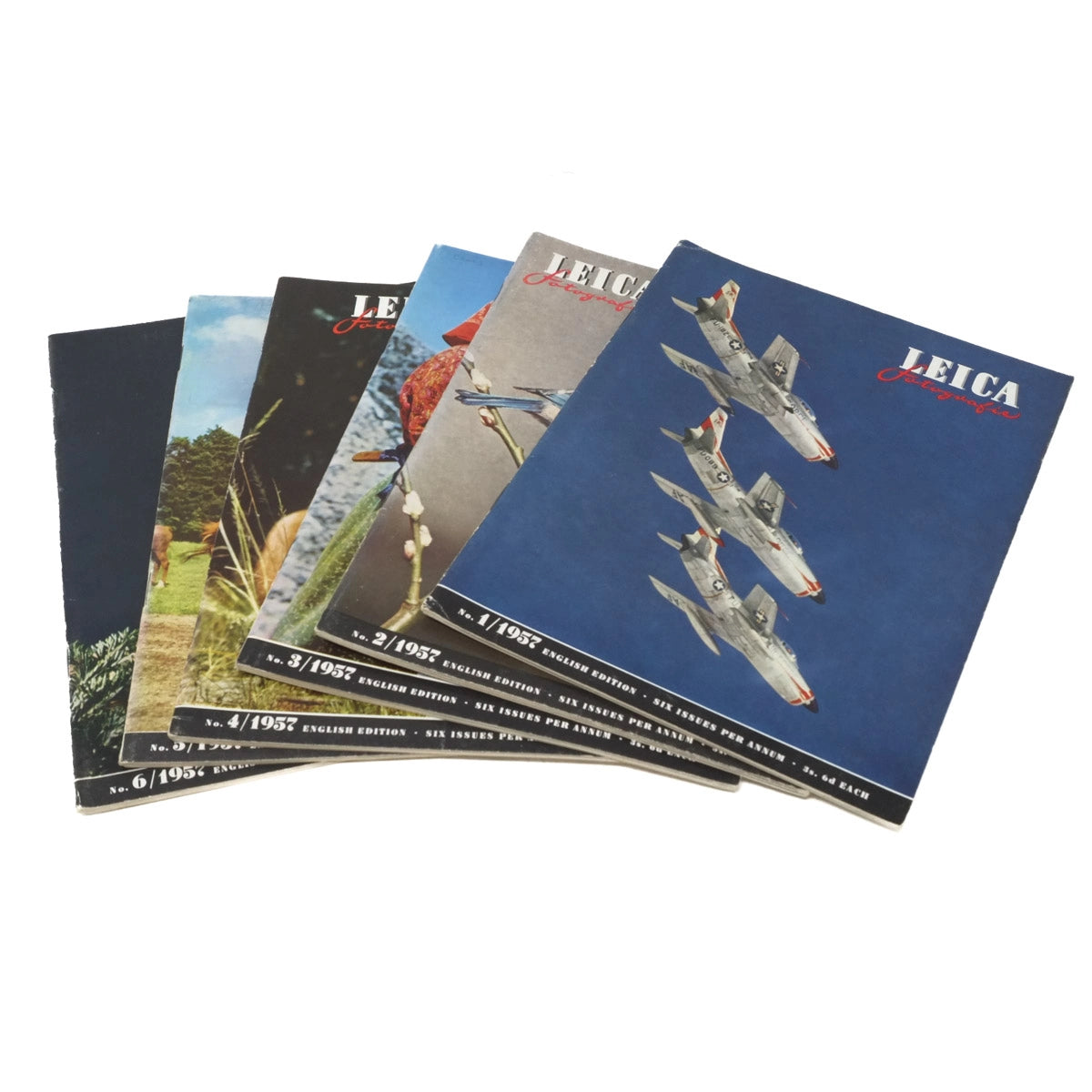 Vintage Leica LFI Magazines from 1957 - Full Year of Issues