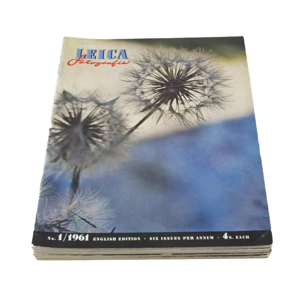 Vintage Leica LFI Magazines from 1961, Full year of Issues - Front cover 1