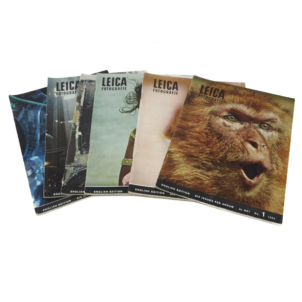 Vintage Leica LFI Magazines from 1965, Full year of Issues