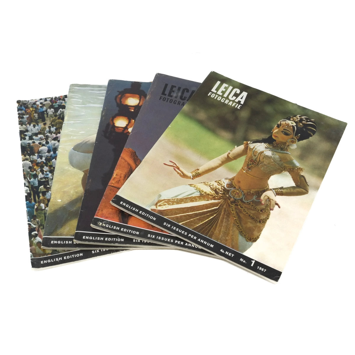 Vintage Leica LFI Magazines from 1967, Issues 1,2 + 4-6